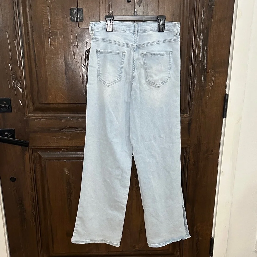 YMI Light Blue Flare & Wide Leg Jeans - Picture 4 of 7